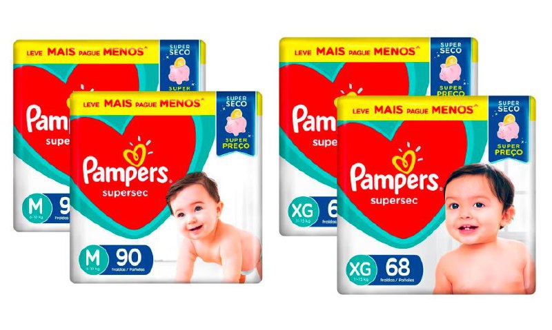 Fralda Pampers Supersec