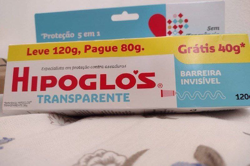 Hipoglós Transparente Creme Preventivo De Assaduras Leve 120g Pague 80g