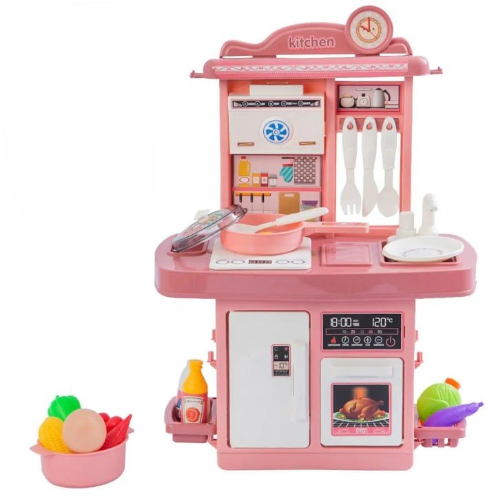 Kit Cozinha De Brinquedo Infantil Completa Solta Água E Som - ATENTU KIDS