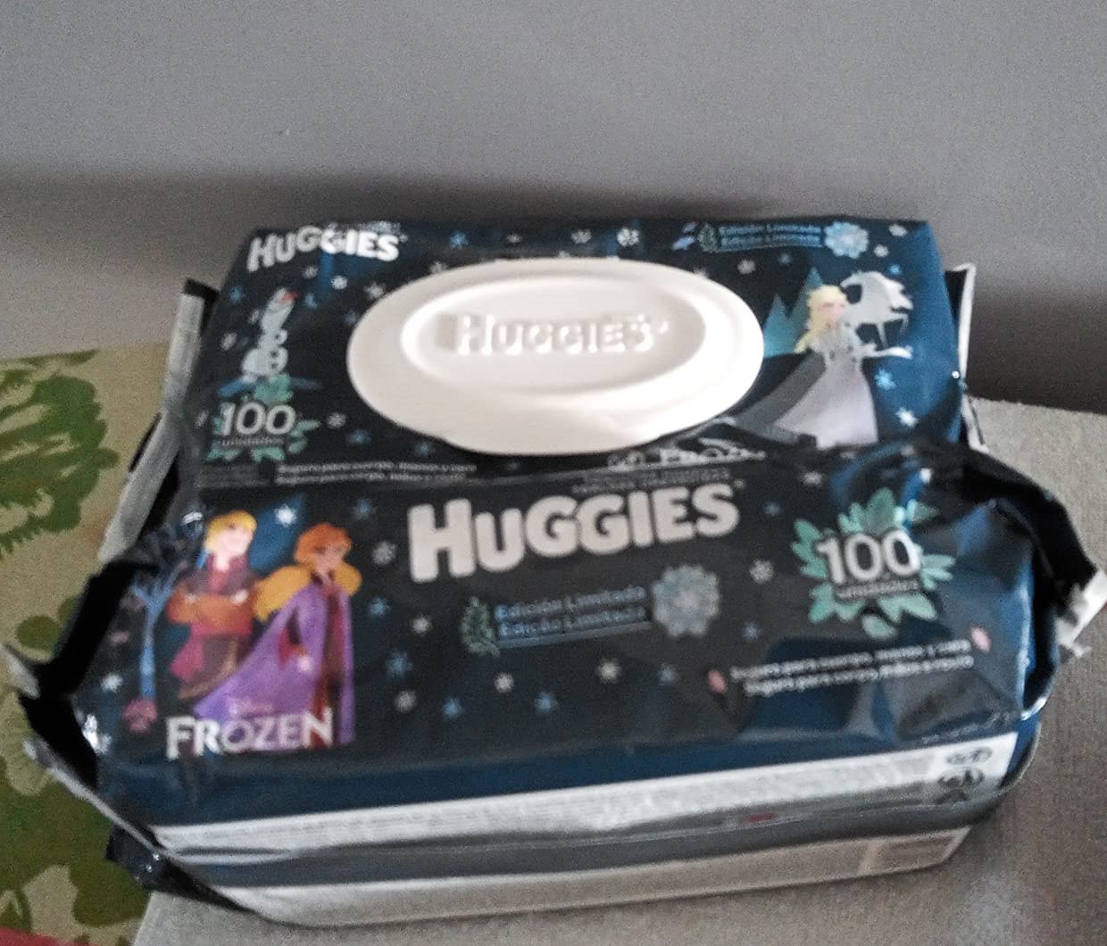 Lenço Umedecido Huggies Frozen Ed. Limitada, 100 unidades