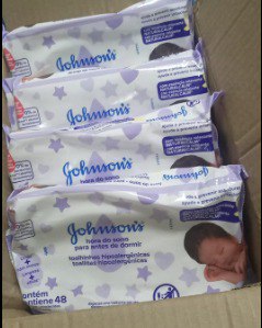 Lenços Umedecidos Johnson's Baby Hora do Sono 48 unidades