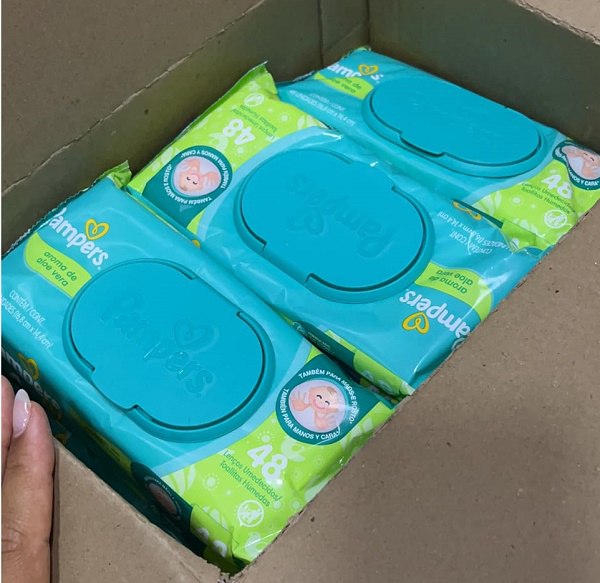 Lenços Umedecidos Pampers Aroma de Aloe Vera