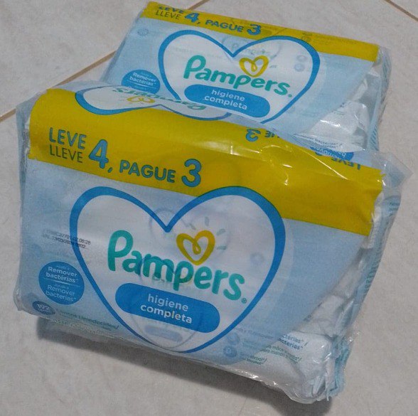 Lenços Umedecidos Pampers Higiene Completa 192 Unidades