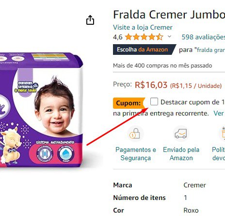 MARQUE O CUPOM