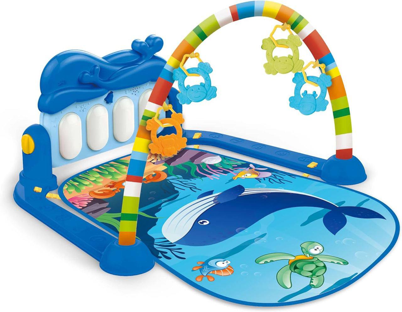 Replay Kids Tapete de Atividades com Piano Musical Joy Mar - azul