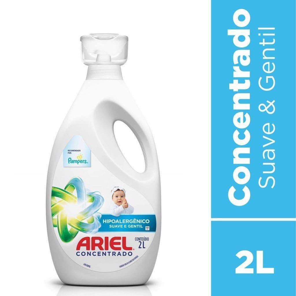 Sabão Líquido Ariel Suave e Gentil 2L