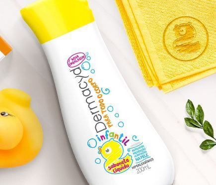 Sabonete líquido infantil Para todo o corpo Dermacyd 200ml
