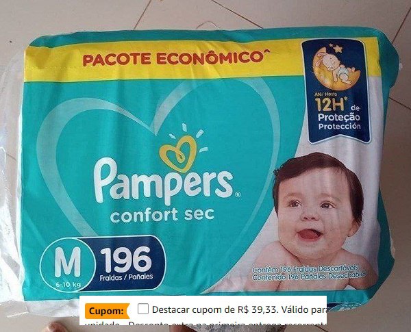 Sai 0,92 a fralda com FRETE GRÁTIS - MARQUE O CUPOM