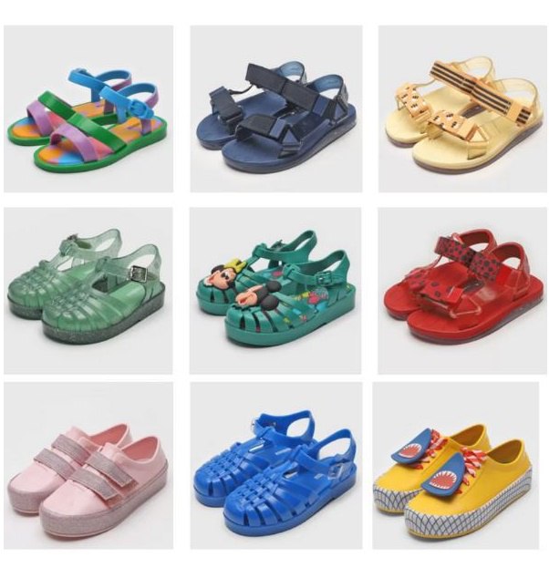 Seleção Mini Melissa com cupom de 30% off
