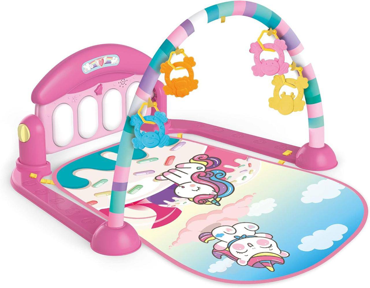 Tapete de Atividades Joy Arco-Íris Piano Musical Replay Kids