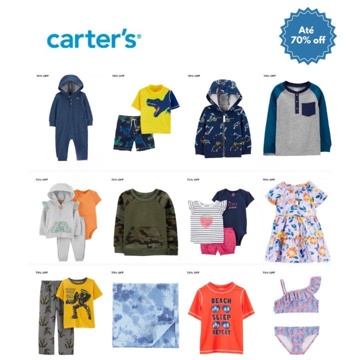 Todos os itens dessa super promoção