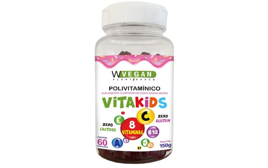 VitaKids 60 Gomas Vitaminadas Infantil WVegan Polivitaminic