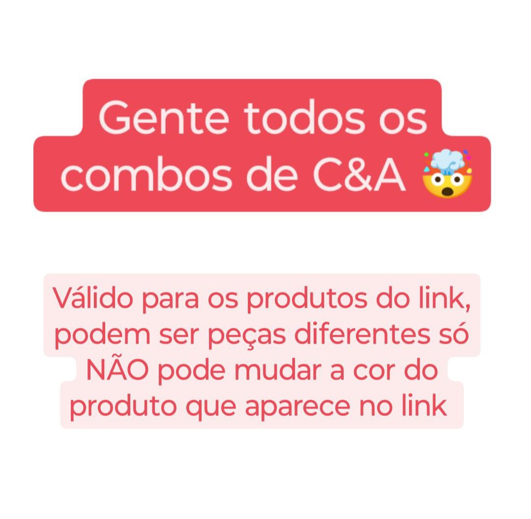 *Aqui estão todos os combos de C&A* 😱