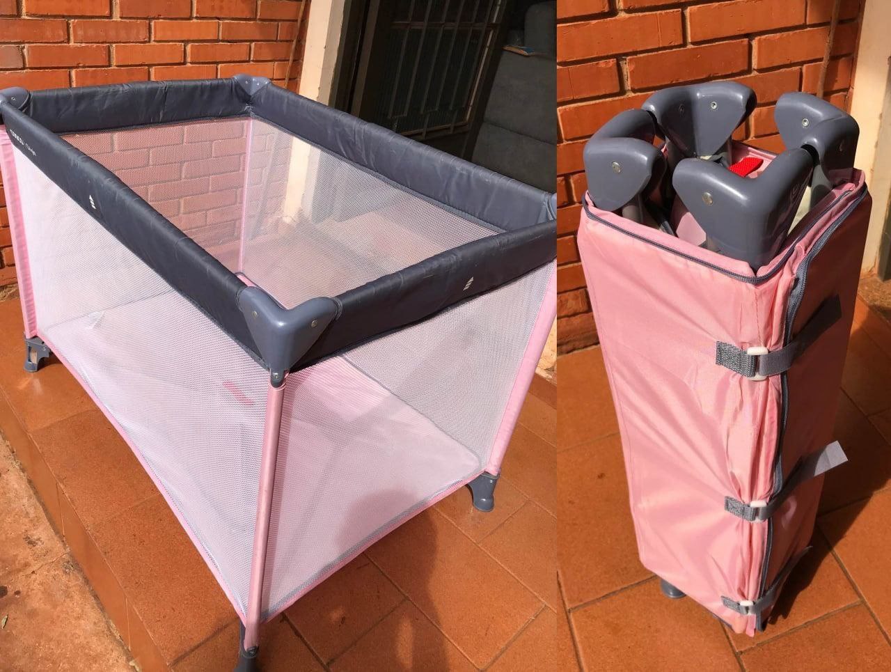 Berço Portátil Origin Cosco Rosa