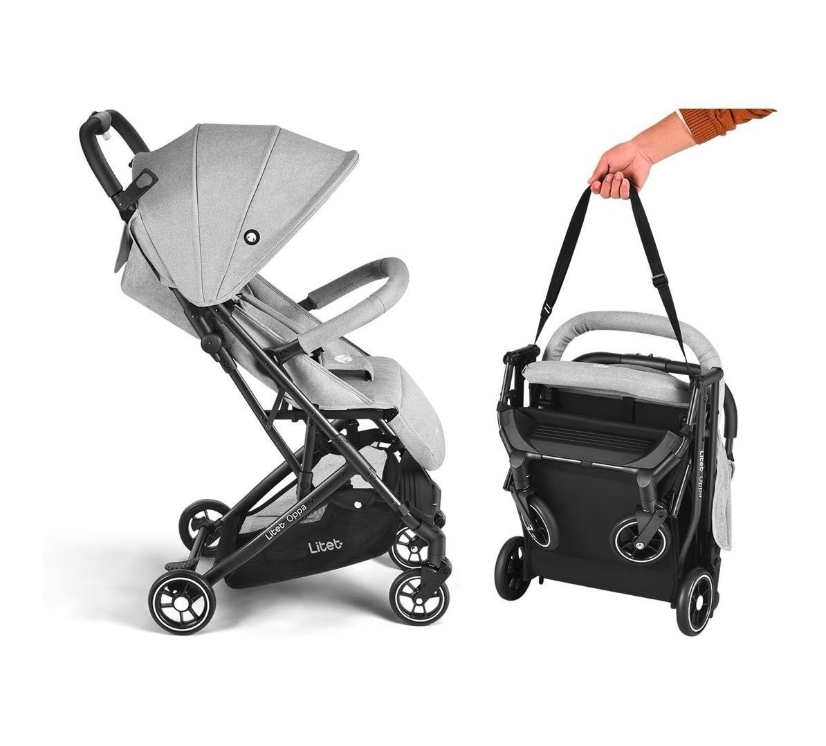 Carrinho Compacto 0-15 Kg Oppa Cinza Litet - BB464