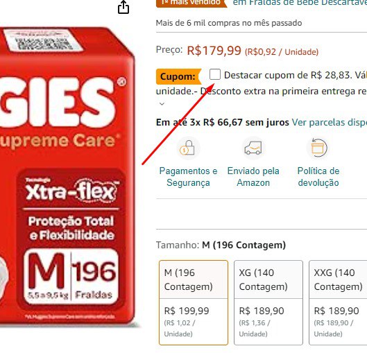 Clique no cupom e libere o desconto!! Valor aparece antes de pagar