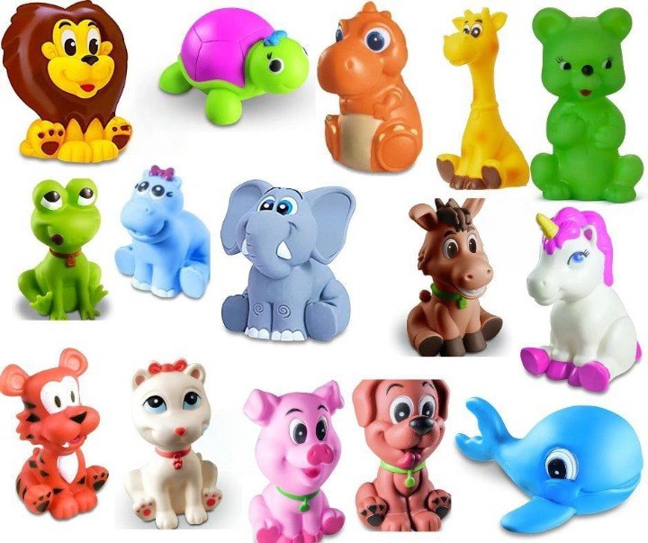 Cometa Brinquedos, Coleção Bichinhos, Vinil,  Colorido, Levemente Perfumada