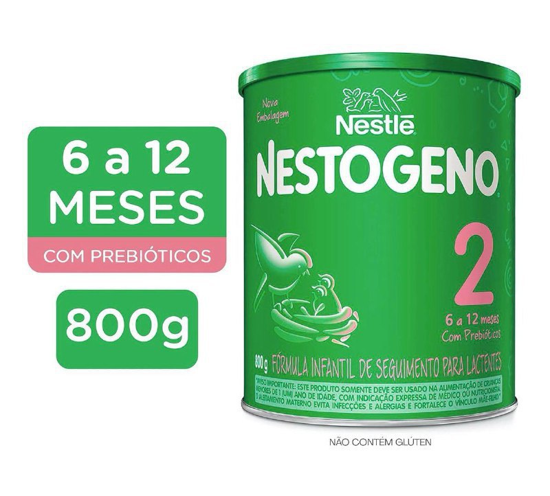 Fórmula Infantil Nestogeno 2 com 800g