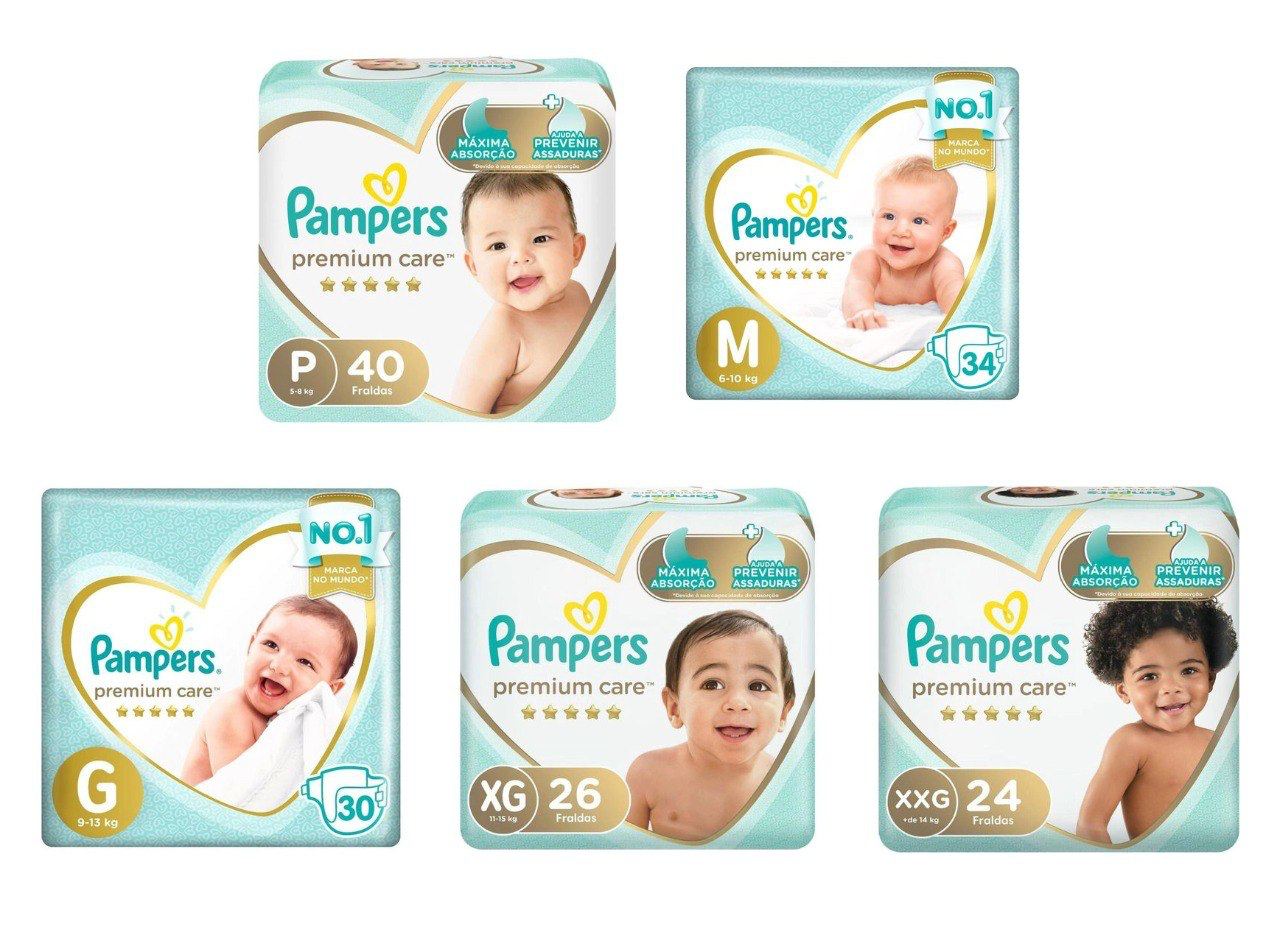 Fralda Pampers Premium Care Em Promoção No Mamãe Pechincha