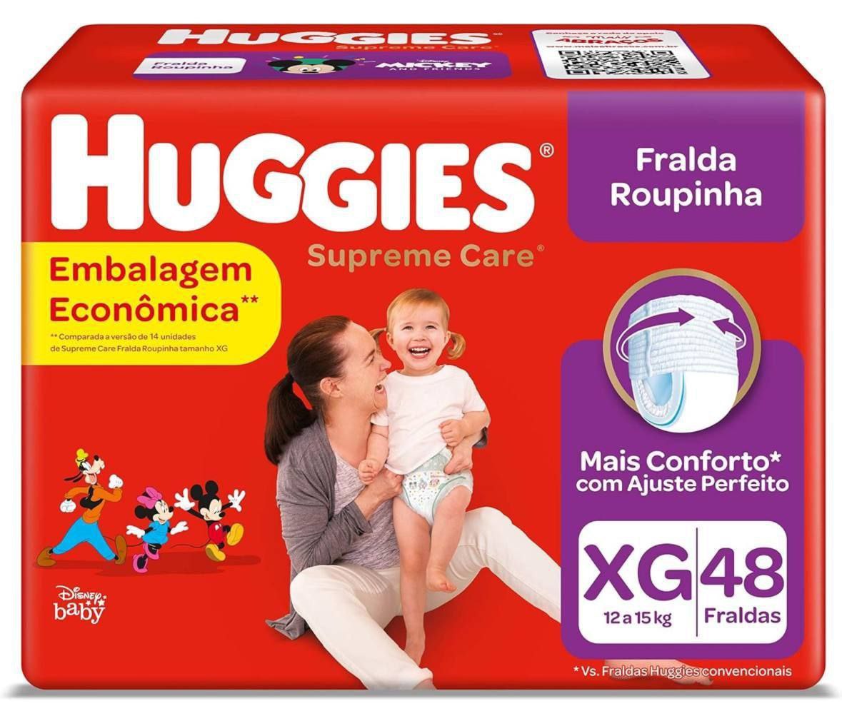 Fralda Supreme Care Roupinha XG 48 unidades, Huggies