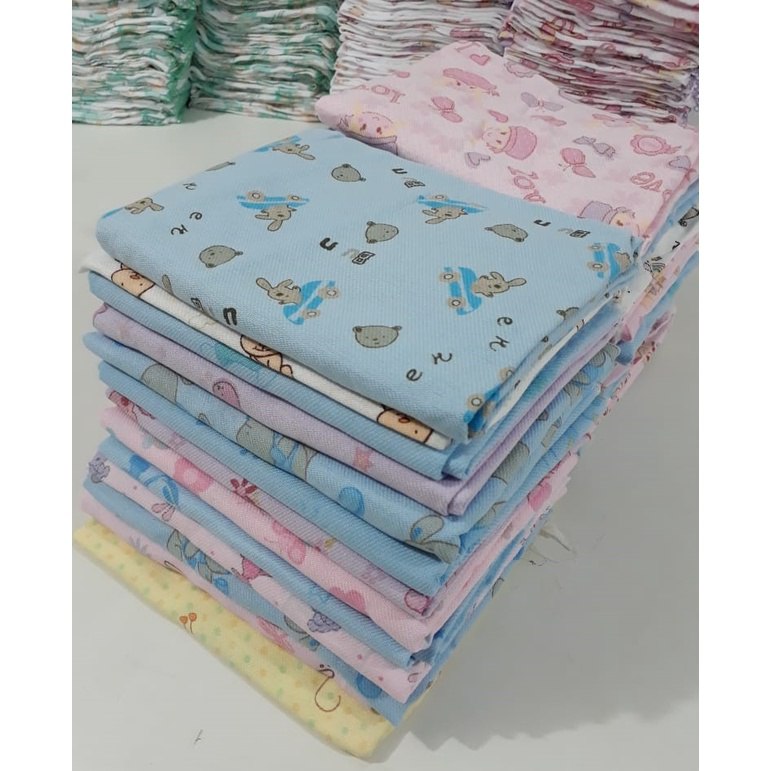 KIT 3 CUEIRO MANTA FLANELADO 80x60cm ACONCHEGO BEBE INFANTIL BARATINHO ATACADO