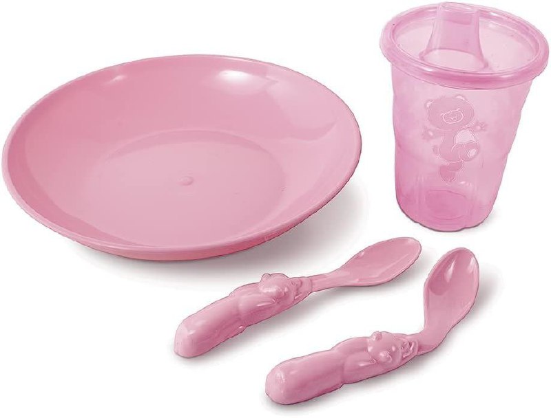 Kit Alimentação Econômico, Adoleta Bebê, Rosa