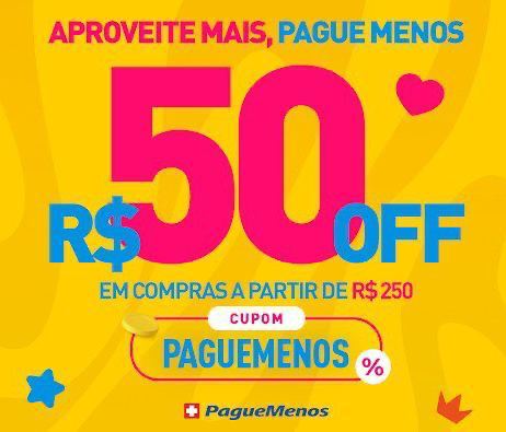Novo cupom liberado na Pague Menos. Poucos cupons disponíveis!