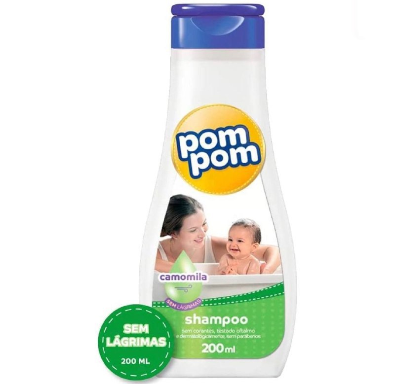 Shampoo Infantil Camomila Pom Pom