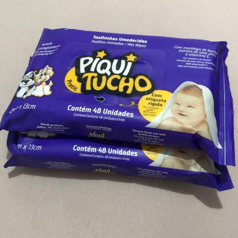 Toalhas Umedecidas Pratic 48 Unidades, Piquitucho