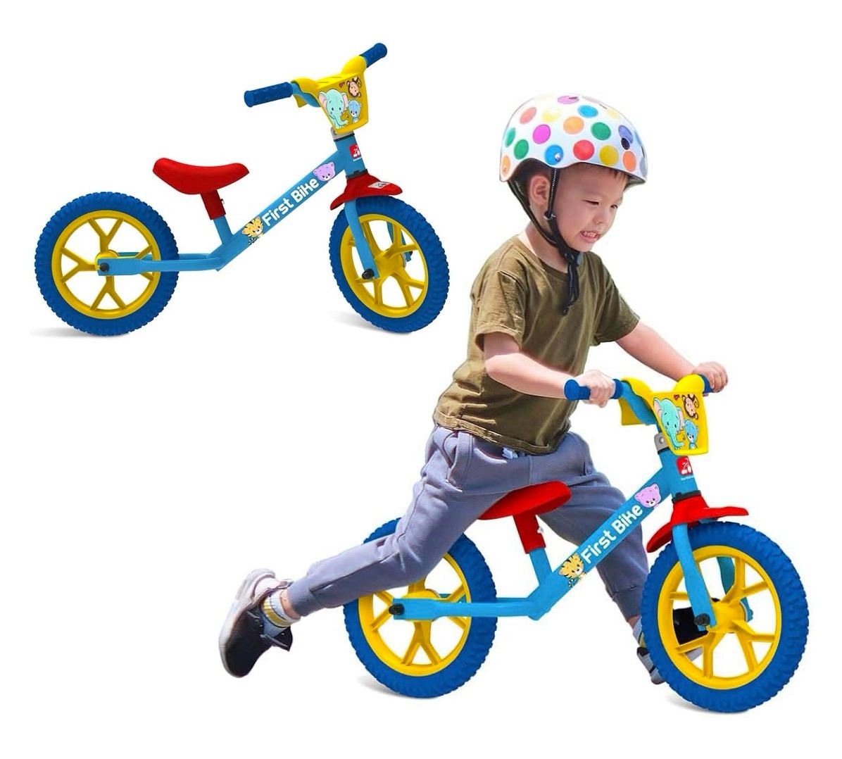 Bicicleta de Equilibrio Balance Bike (Azul) Bandeirante