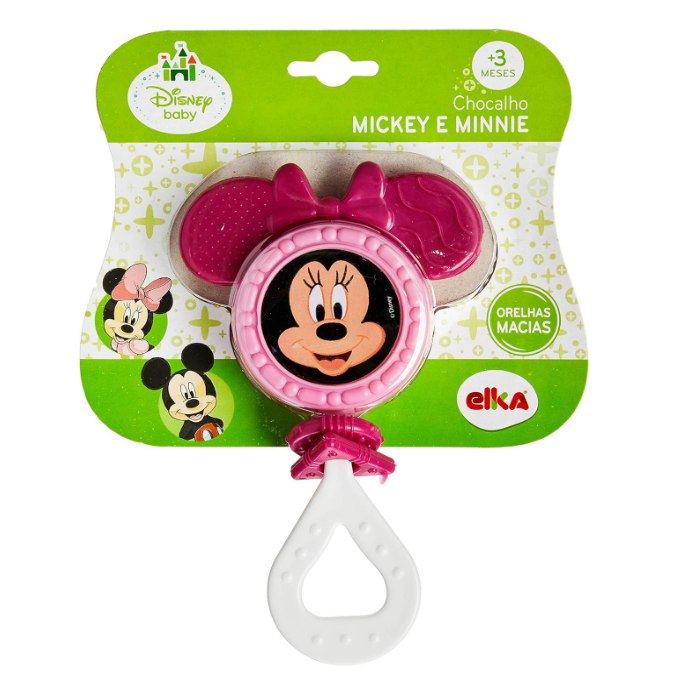 ChocalCho Minnie, Elka, Rosa Escuro Com Rosa Claro