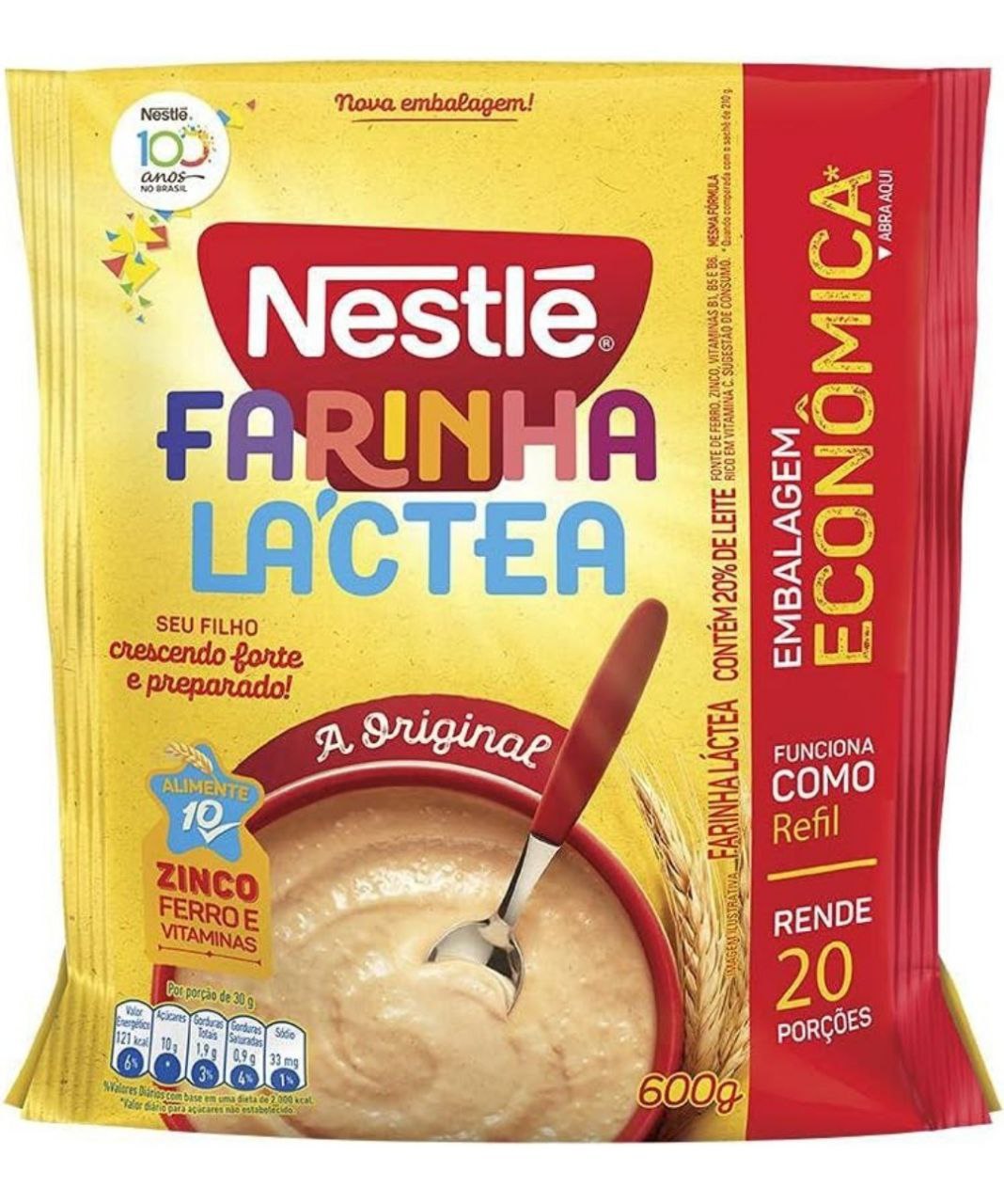 Farinha Láctea Nestlé Tradicional 600g