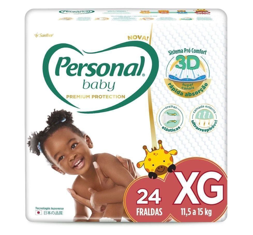 Fralda Baby Premium Protection Extra Grande 24Pads, Personal