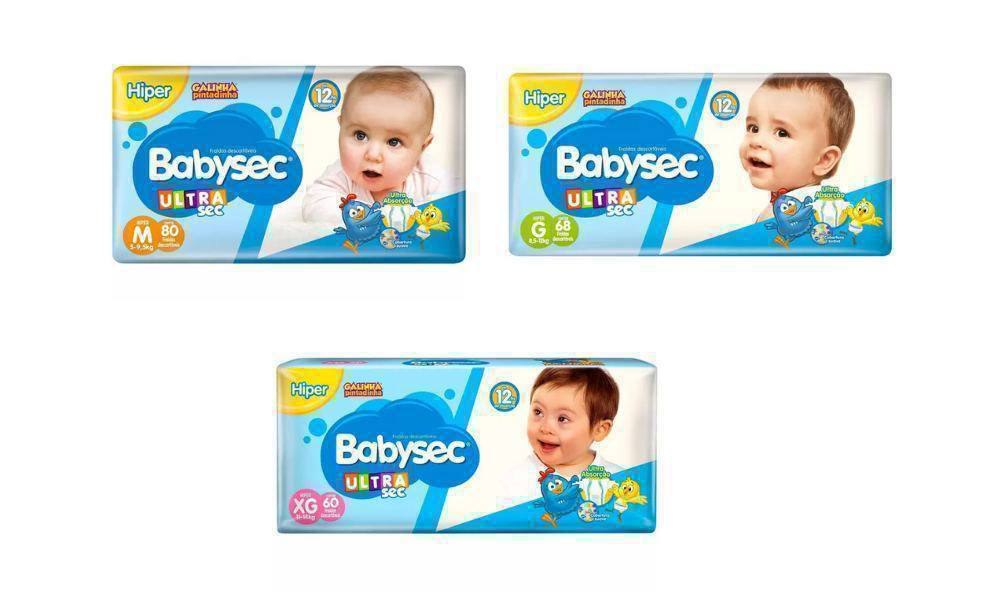 Fralda Babysec UltraSec Galinha Pintadinha