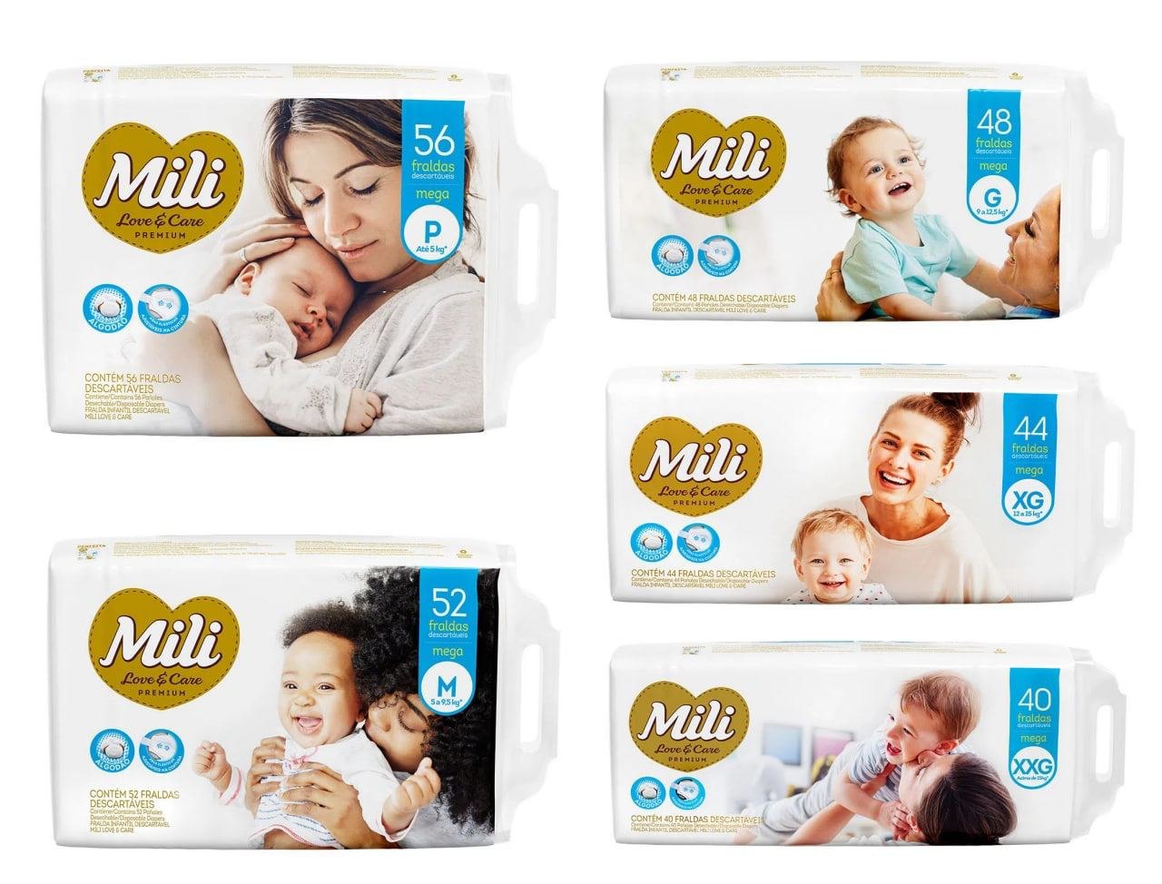 Fralda Mili Love e Care