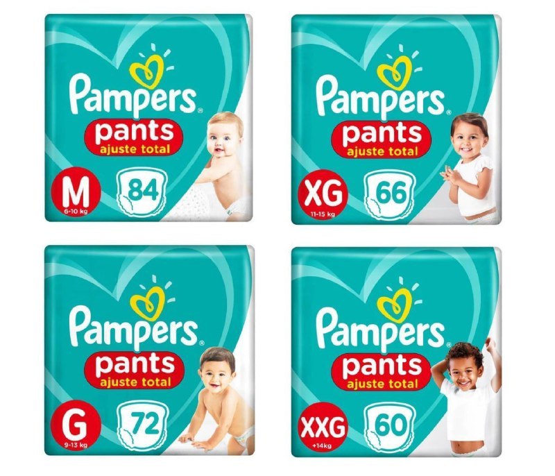 Fralda Pampers Pants Ajuste Total