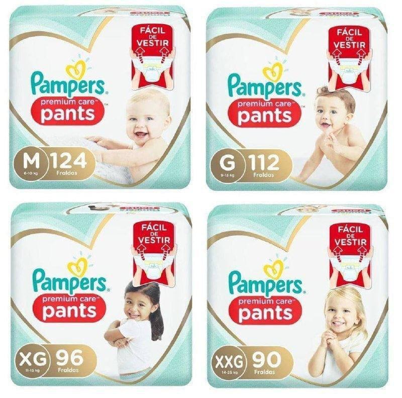 Fralda Pampers Pants Premium Care, Pacotão