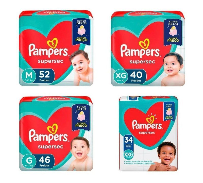 Fralda Pampers Supersec
