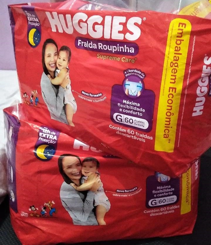 Fralda Supreme Care Roupinha G 60 unidades, Huggies