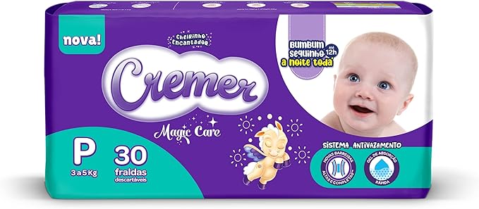 💜💚Fraldas Cremer Magic Care     💜💚