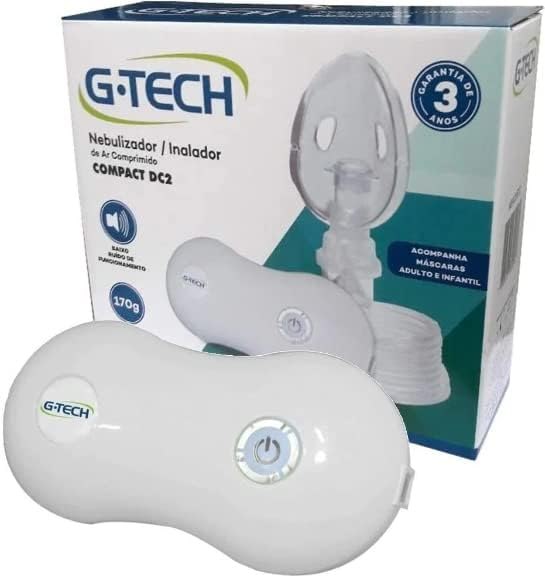 G-Tech Nebulizador de Ar comprimido Compact DC2, Branco