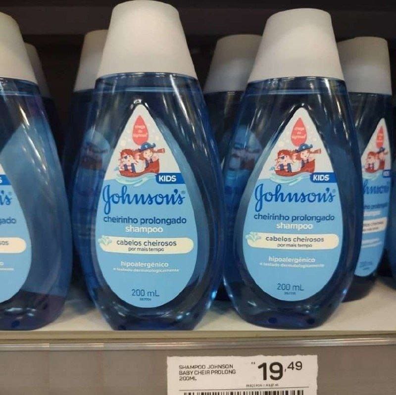 Johnson's Baby Shampoo Infantil Cheirinho Prolongado, 200ml