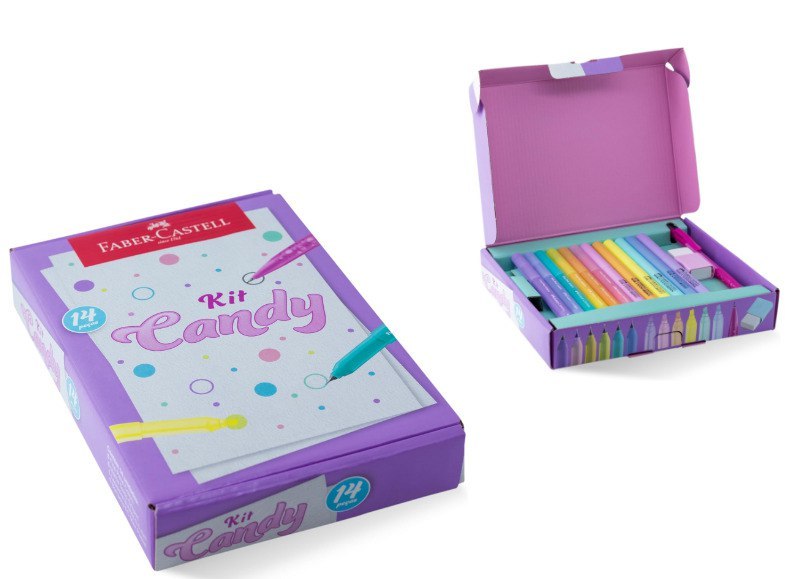Kit Candy Exclusivo Amazon Com Produtos Em Tons Pastel