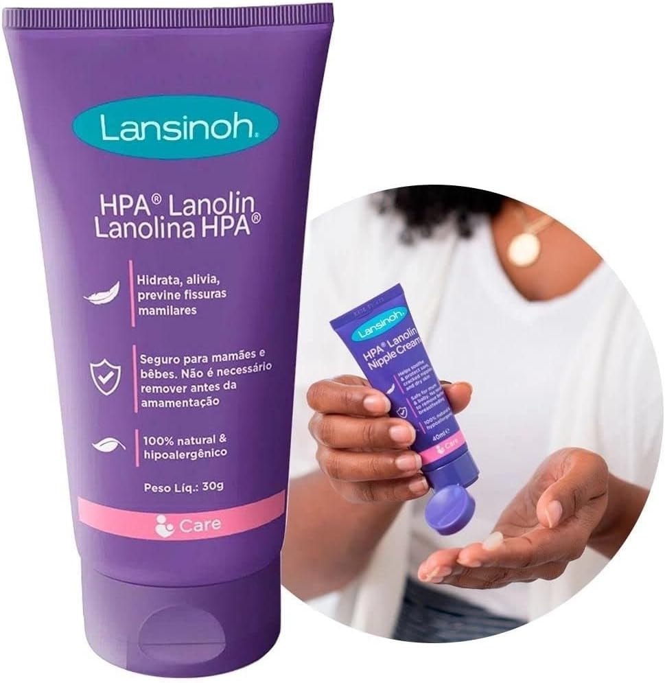 Lansinoh Pomada De Lanolina Hpa 30G Roxo