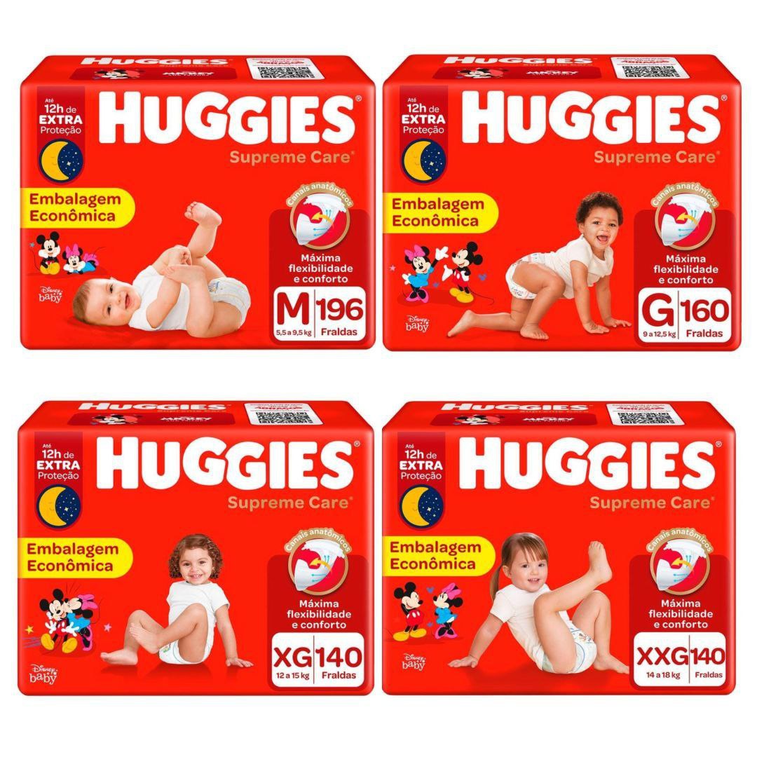 LEIA TUDO - Fralda Huggies Supreme Care