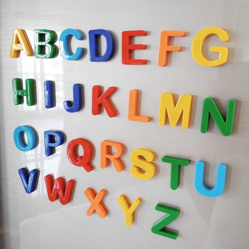 LETRAS ALFABETO MAGNETICO EDUCATIVO INFANTIL 26 PEÇAS/37 PEÇAS