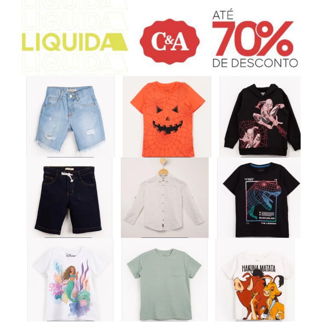 LIQUIDA C&A Até 70% OFF