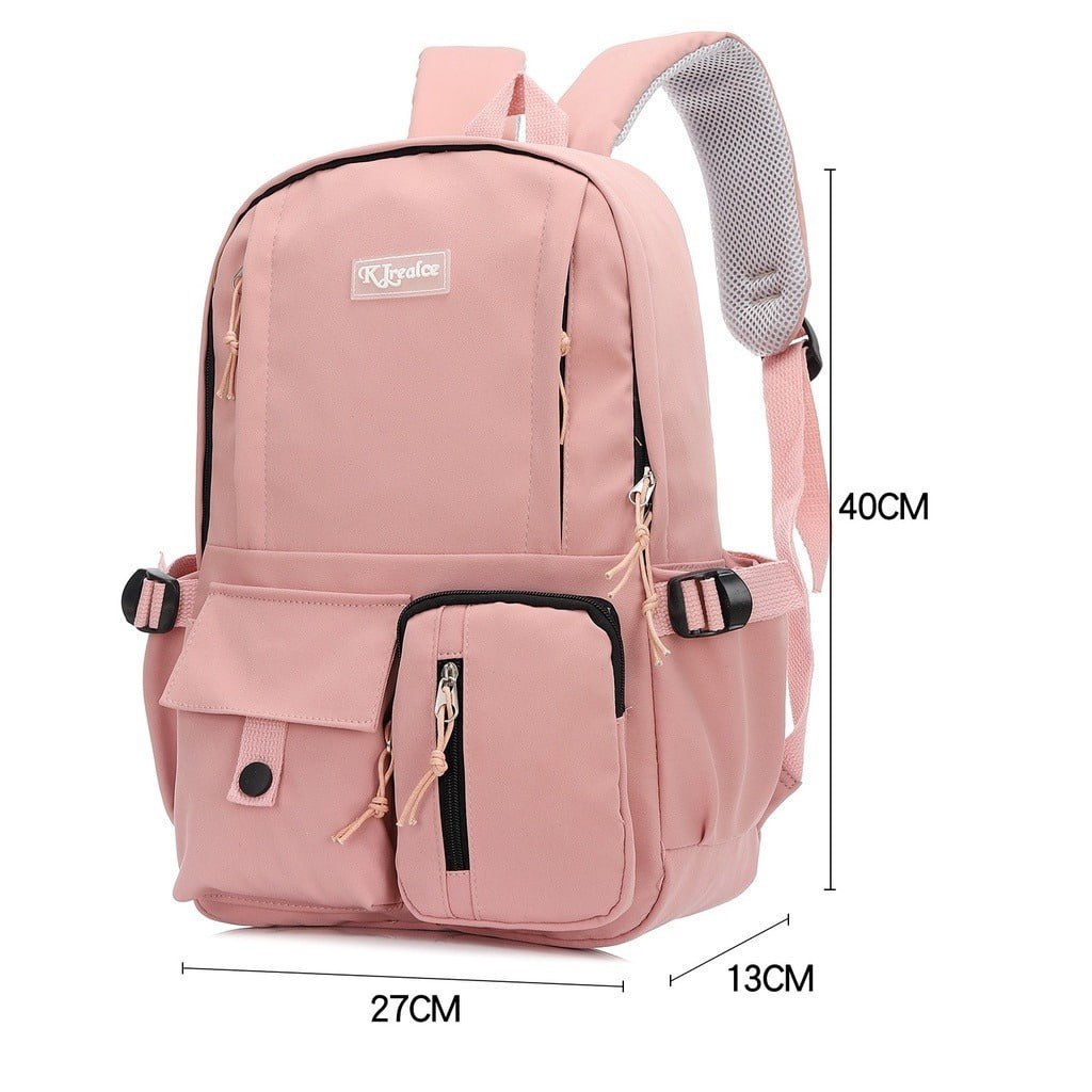 Mochila Escolar Grande Versão Coreana/Japonesa Antifurto Impermeável + (2029)