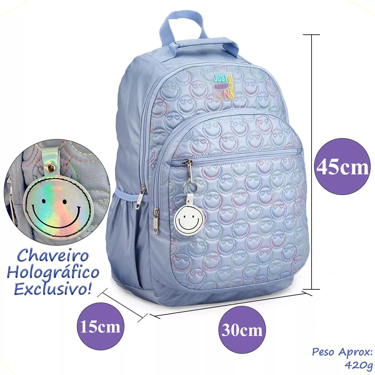 Mochila Juvenil Escolar De Costas Bolsa Escolar Grande