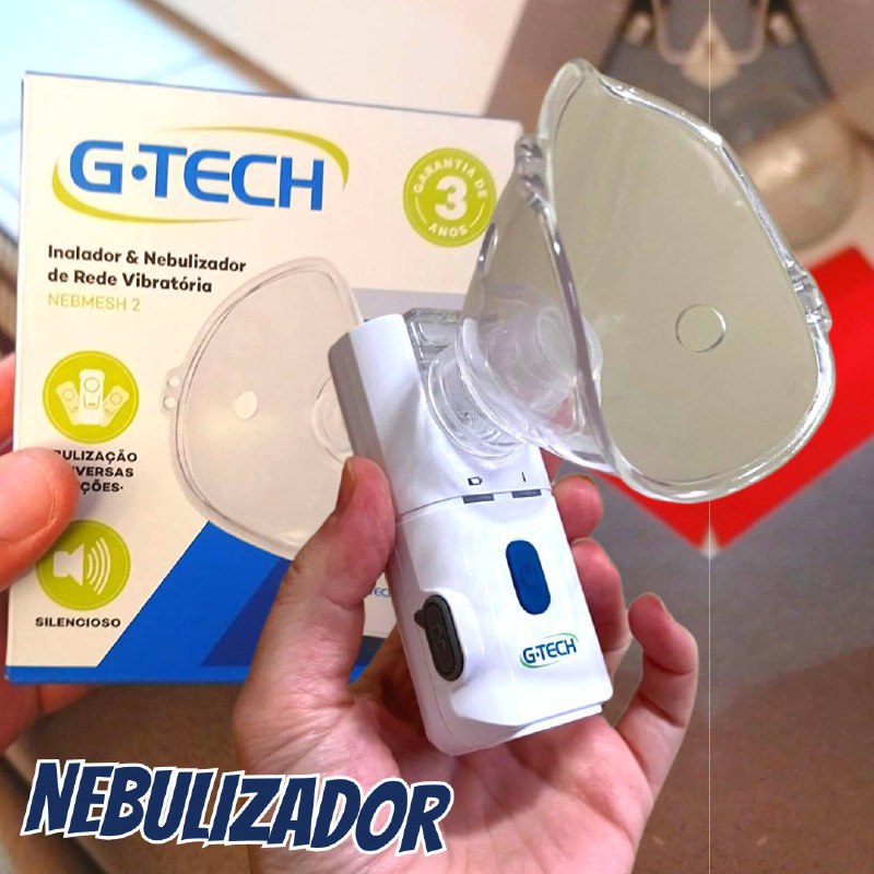 Nebulizador Portátil ‼️ Excelente pra levar quando sair